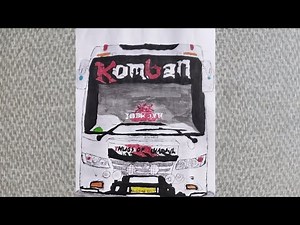 Komban bus drawing step by step easy drawing step by step #drawing