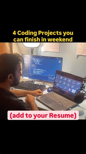 4 Projects Beginners Can Actually Finish #coding #tutorial