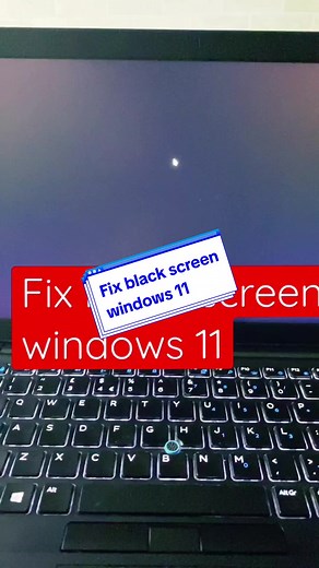 Fix Black Screen Windows 11 2024 #tipsandtricks #pc #foryou #fypシ | PC Tips