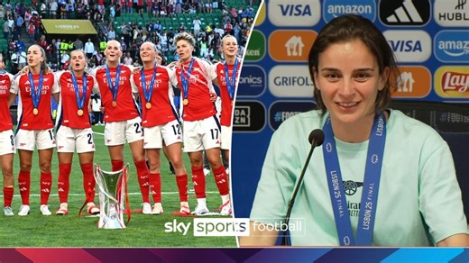 Arsenal Women win the Women's Champions League: Renee Slegers, Kim Little, Kelly Smith and more celebrate Gunners' win over Barcelona