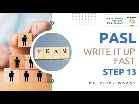 PASL Write It Up Fast Step 13