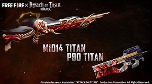 These weapons of war hold a deadly secret. ⚔️ Take a look at the new gun skins from the Attack on Titan collaboration, which will surely strike fear into your opponent's hearts! 🔥 #FFxAOT #UnleashYourHeart #FreeFire #IndiaKaBattleRoyale #Booyah | Garena Free Fire