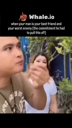 giggyvibe on Instagram: "The post showcases a 29-second comedic video of an Indonesian couple in a garden, where the man playfully feeds his partner a plant leaf with exaggerated expressions, capturing the caption's theme of a partner being both "best friend and worst enemy" through committed pranking. Released on December 15, 2025, by content creator @MlKKEYY , it quickly amassed 416 likes and 194 replies, predominantly from Indonesian users calling it "lucu" (funny) and "cute," reflecting its