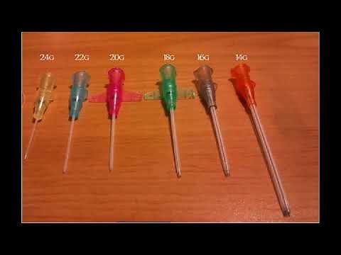 Needle colour coding made easy