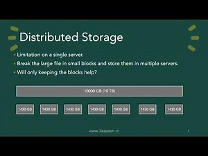 What is Distributed Storage??