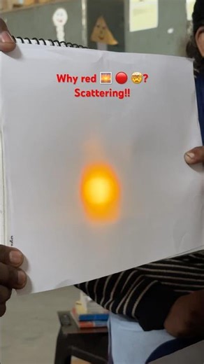 Why Does the Sun Look Red at Sunrise & Sunset? 🌅 (Rayleigh Scattering Explained!) by Naveen Kumar