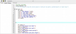 Clear Screen Pada Dev C