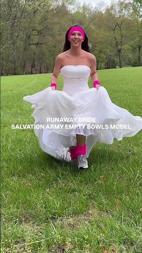 Runaway Bride for a GREAT CAUSE! The Salvation Army!