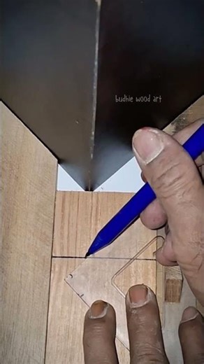 How to Scribe a Perfect Corner Joint #shorts #shortvideo