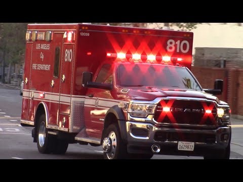 LAFD Rescue 10 & Rescue 810 responding