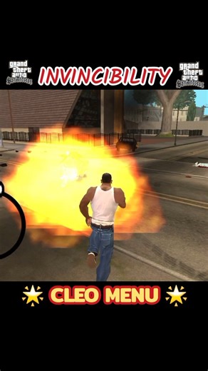GTA SA: Invincibility 😯 #gtasa #viral #vlog #modmenu