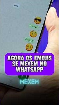 Activate: MOVING EMOJIS ON WHATSAPP #tips #whatsapp #tricks