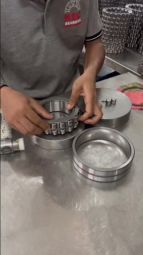Bearing assembly process #manufacturing #bearing