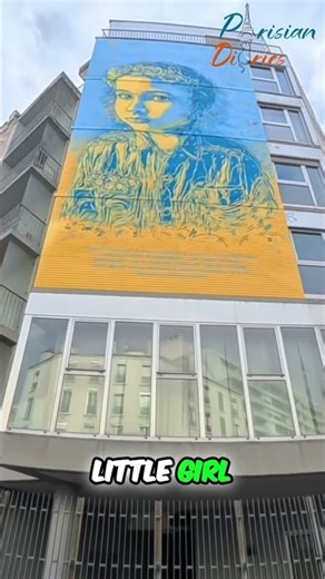 See C215's Ukrainian Girl Portrait & Decode Secret Message! #shorts