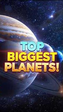Top 4 Biggest Planets in the Solar System 🌌