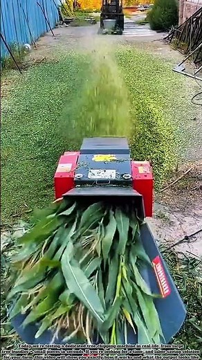High-Speed Tree Chipper – A Time-Saving Solution for Farms #easyfarming