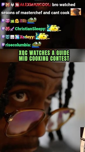 XQC WATCHES A GUIDE MID COOKING CONTEST