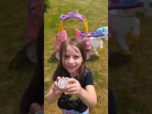 Aria's Epic Water Fight: Dad's Surprise Soaking!