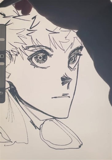 Anime manga sketch realise on procreate 🍁✍️ , #draw #drawing #Anime #Manga #sketch || fanart animes and mangas art, sketch, inking and inked process