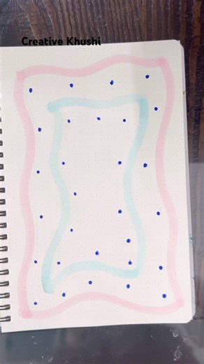 Make simple,easy & beautiful border | aesthetic Border| make project file #CreativeKhushi #shorts