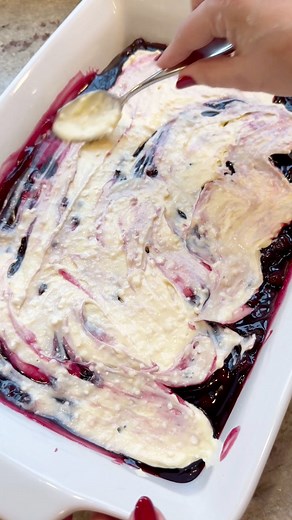 The blueberry & cheesecake combo is delicious ! Recipe in the comments | Al Dente Diva Food & Recipes