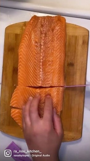 How I freeze salmon🍣🍣🍣