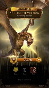 Deal critical damage with the undeniable power of fire breathing dragons. 🐲 | Game of Thrones: Legends