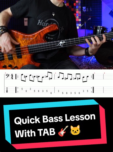 25. Quick Bass Lesson with TAB #QuickBassLesson #BassTips #BassLesson #BassPractice #BassTabs
