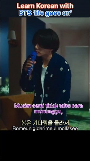 Belajar Bahasa Korea lewat BTS - Life Goes On #1 | Subtitle 3 Lapis Mudah Dipelajari
