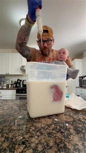 305K views · 3.9K reactions | Marinating meat in milk, particularly milk products like buttermilk or yogurt, is a method to tenderize and add flavor to the meat, often with a milder effect than traditional acid-based marinades. The acid in milk (lactic acid) gently breaks down the muscle fibers, and the milk's fat helps trap moisture, resulting in a more tender and juicy cooked product. | Meatdad | Facebook