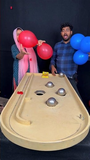 Roll the steel ball challenge with brother vs sister part 242 #shorts
