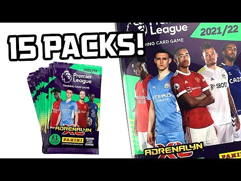 trying to *COMPLETE* my PANINI ADRENALYN XL 2021/22 PREMIER LEAGUE Collection (15 packs!!)
