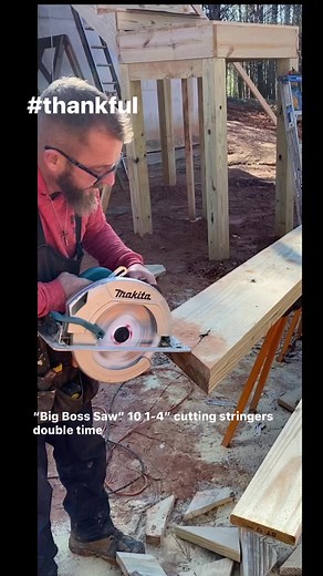 20K views · 172 reactions | Thankful for the input from several of you! Cutting stringers 2 at a time works out great . It’s something I’ve never thought about…路‍♂️. It’s good to see constructive and encouraging people that really want to help. #thankful #GodIsGreat #jesussaves #jesuschrist #trustingcraftsman #carpenter #stringer #stairs #steps #woodworking #wood #woodwork #woodworker #saw | The Trusting Craftsman | Facebook