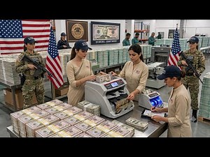 Inside the Secret Factory That Prints America's $50 Bills | Complete US Dollar Manufacturing Process