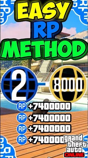 *SOLO* FASTEST RP METHOD to LEVEL UP in GTA 5 Online This Week (From 1-1000)