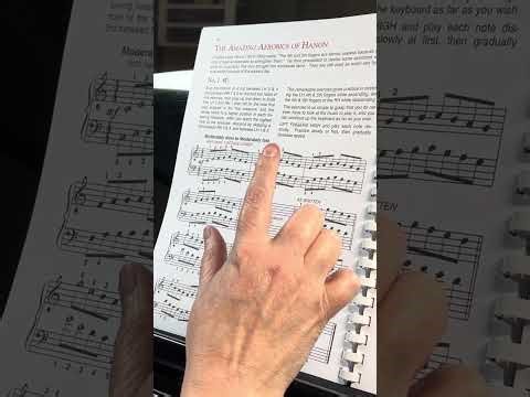Hanon C Scale Exercise part 1