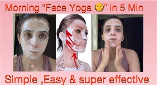 Start your day with this simple Morning Face Yoga Routine 💆‍♀️✨ It helps reduce puffiness, relax facial muscles, and gives your skin a natural glow. Try it with me today and feel the freshness all day long 🌸 #MorningFaceYoga #GlowingSkin #NaturalBeauty #FaceYogaWithMansi #HealthySkinNaturally #DailyRoutine #SelfCare | Manasvani Yoga
