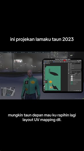 dari konsepan ini dan sebelumnya memungkinkan untuk custom ped di in-game dengan possibilities texture edit dan mesh edit, iziinn 🙏 #fivem #fivemroleplay #fivemrp