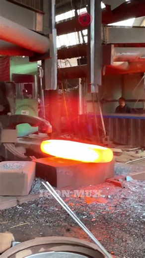 Creating Flanges Using Iron Billet #iron #flange