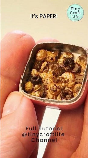 Easy DIY Mini Cookie & Cake Tins #Shorts #BiscuitTin