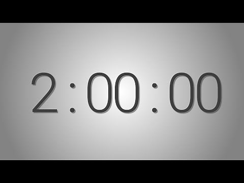 120 Minutes countdown (2 hours) Timer - Beep at the end | Simple Timer (one hundred twenty min)