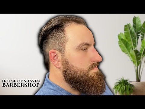 How To Do A Men's Viking Haircut And Beard Trim Barber Tutorial