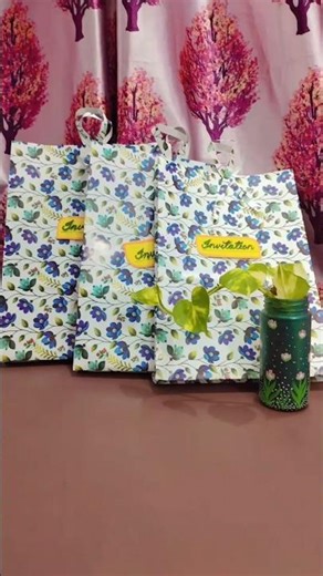 Handmade invitation, heartfelt emotions 🌸 #ytshorts #shorts