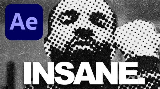 How to Create the Paper Halftone Trail Effect in After Effects | Tutorial