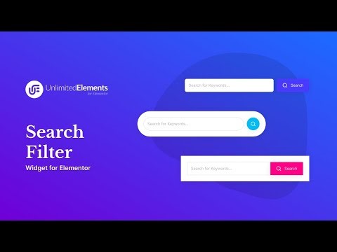 How to Create a Search Filter in Elementor