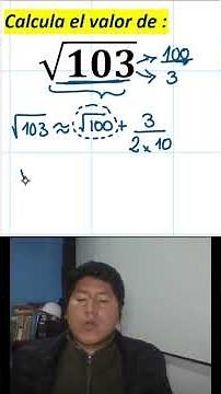 Square root of 103 without a calculator using DIFFERENTIAL CALCULUS! 🧠🔥