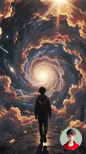 Journey Through a Cosmic Wormhole | Cinematic Space Animation #Shorts