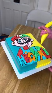 This Mario cake is a true original, full of fun and charm 🍄 ------ Produced by Comngo | Comngo