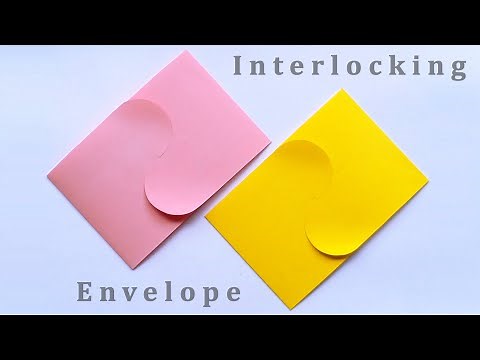 DIY Interlocking Card Envelope Making Out Of Paper | Gift Card Making With Free Template | DIY Ideas