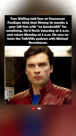 Tom Welling says he didn't hang out with Smallville cast off set 🦸‍♂️📺 #tomwelling